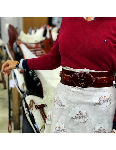 Cinturón 'Candelaria' Hebilla Personalizada | Hecho a Mano