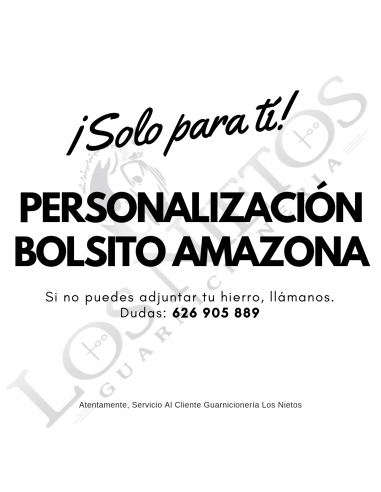 Personalización Bolsito Amazonas Los Nietos