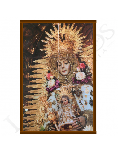 Cuadro Ecuestre Azulejo | Virgen del Rocío