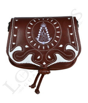 Bolso Amazonas Virgen del Rocío | Contraste blanco