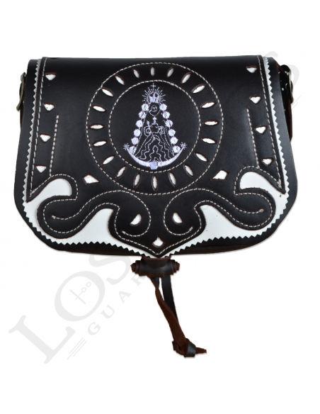 Bolso Amazonas Virgen del Rocío | Contraste blanco