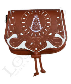 Bolso Amazonas Virgen del Rocío | Contraste blanco