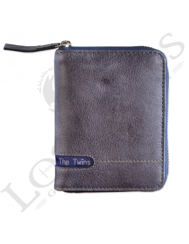 Billetera señora con cremallera LIB02527LL | Azul