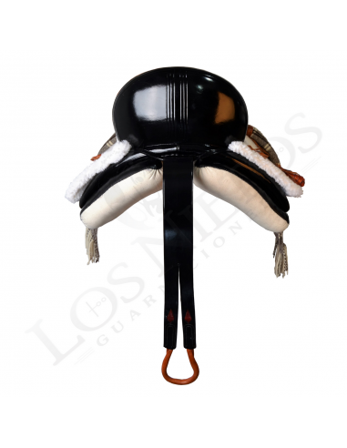 Silla Vaquera 'Los Nietos' | Mod. Andrea/ Negra (Zalea Fija) Silla Vaquera 'Los Nietos' | Mod. Andrea/ Negra (Zalea Fija)
