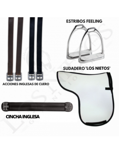 Pack silla de montar inglesa doma... Pack silla de montar inglesa doma...