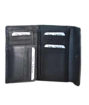 Cartera De Piel Señora AUR02897 Color negro