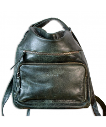Bolso-Mochila de Cuero OPE...