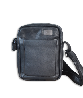 Bolsito Bandolera Cuero VIA06603| Color negro