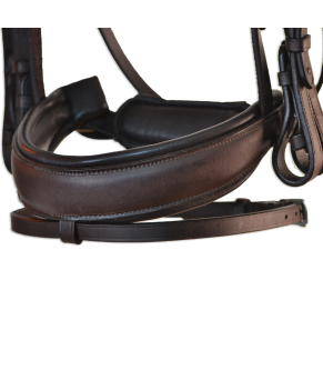 Cabezada inglesa doma 'Los Nietos Dressage' con doble rienda | Varios colores