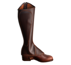 Polaina Modelo Serraje Oscuro | Cremallera